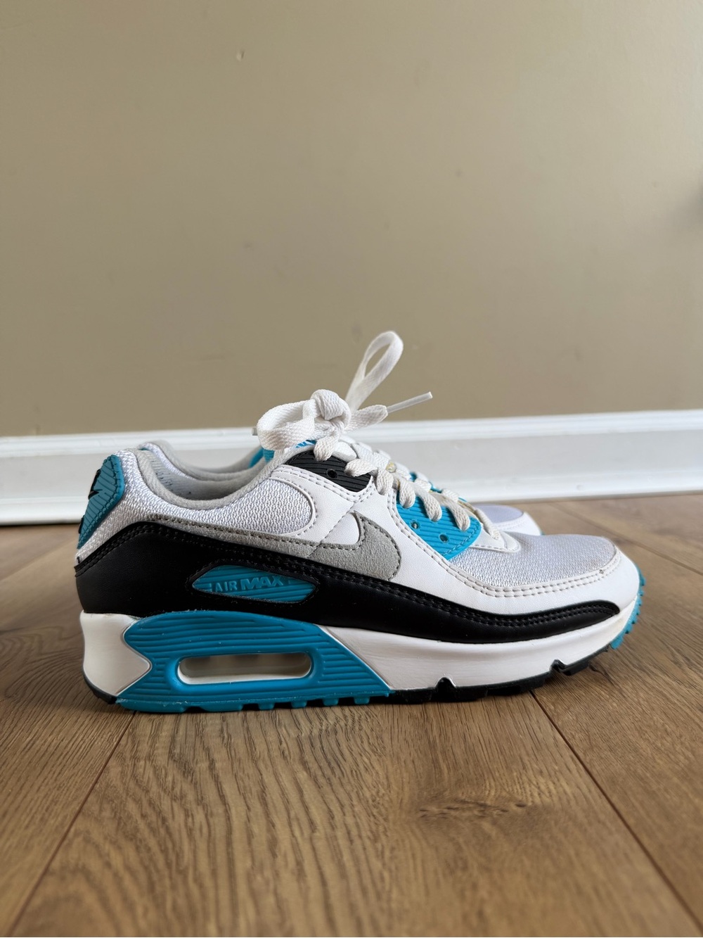 Nike Air Max 90 Retro Laser Blue Men’s Shoes Size 5 CJ6779-100